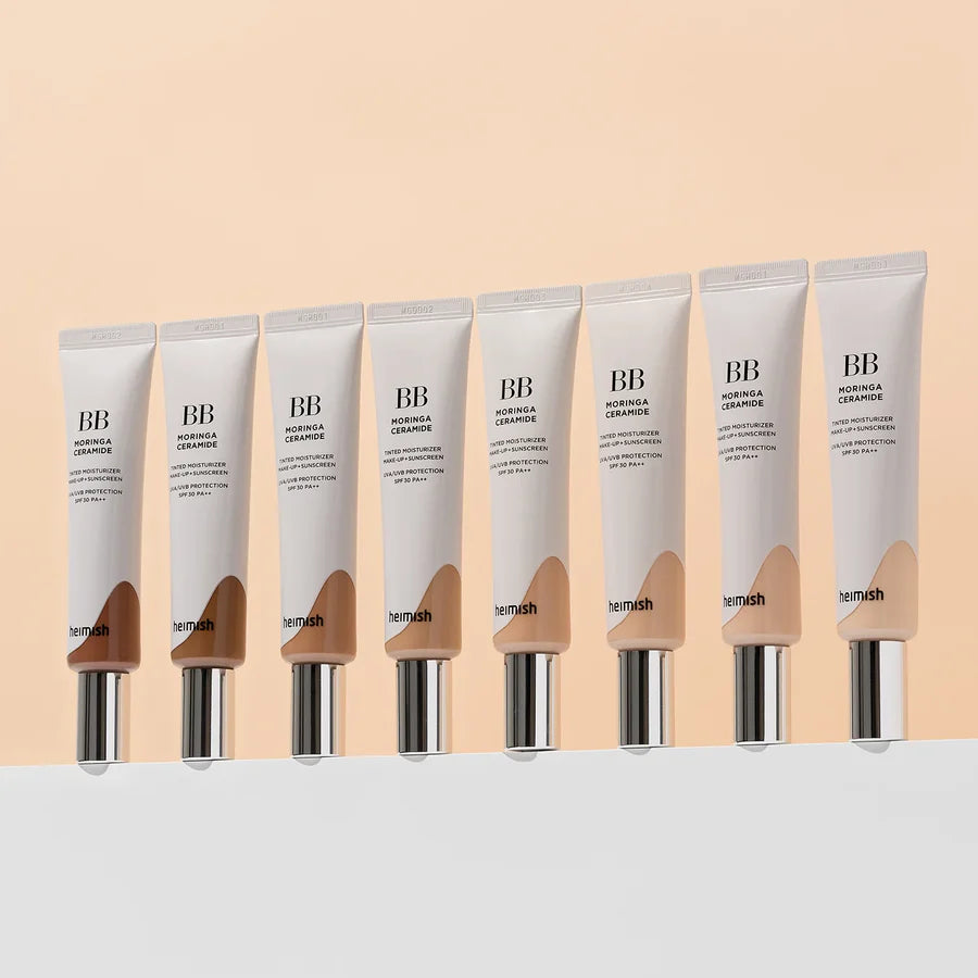 Moringa Ceramide BB Cream SPF 30 PA++ 8 Tonos. HEIMISH