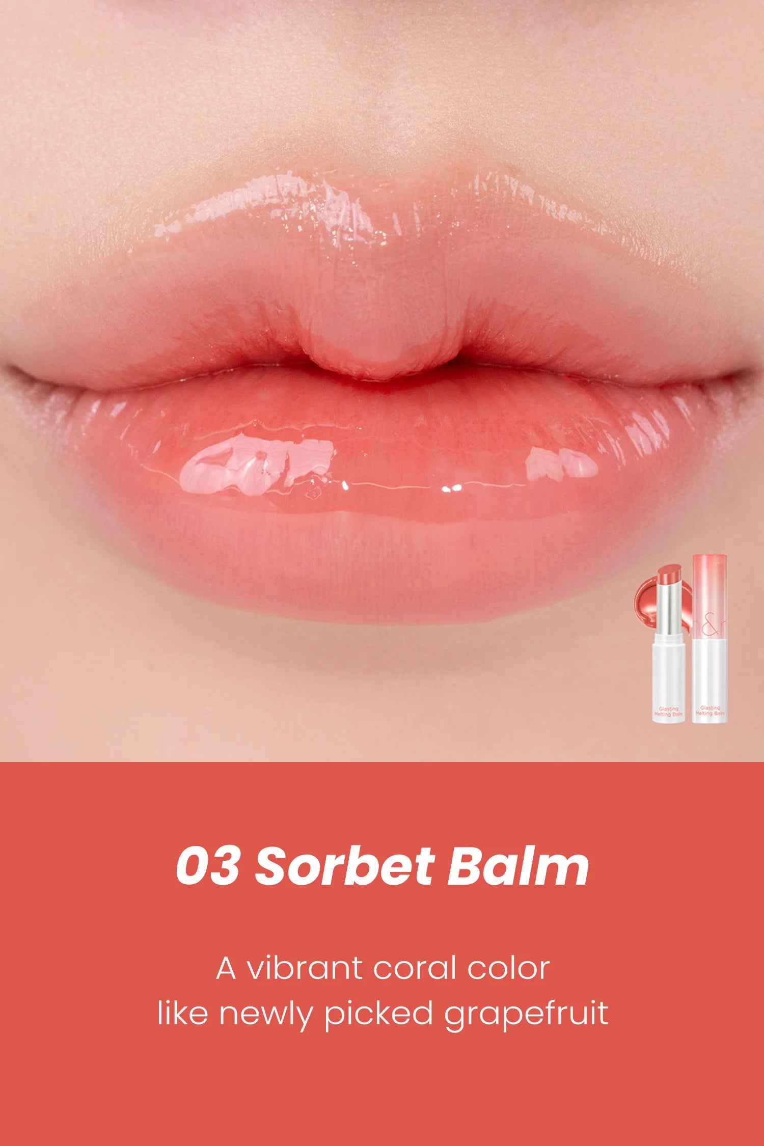 Glasting Melting Balm 03 Sorbet Balm ROMAND