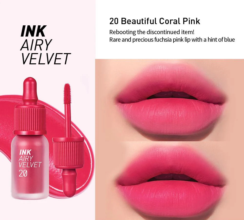 Ink Airy Velvet Series 20 Coral Pink PERIPERA