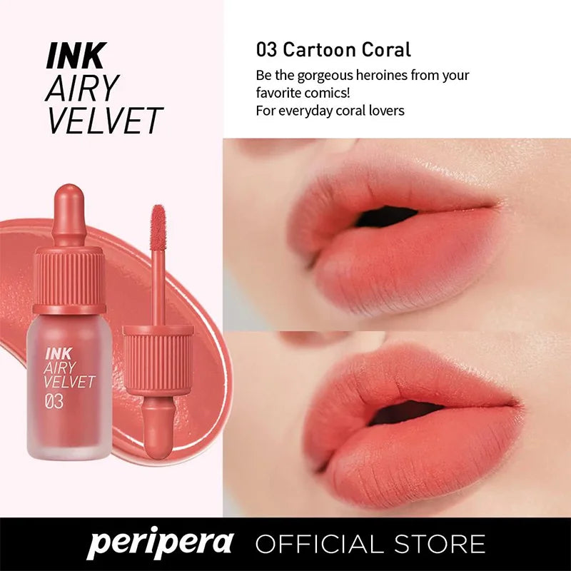 Ink Airy Velvet Series 03 Cartoon Coral PERIPERA