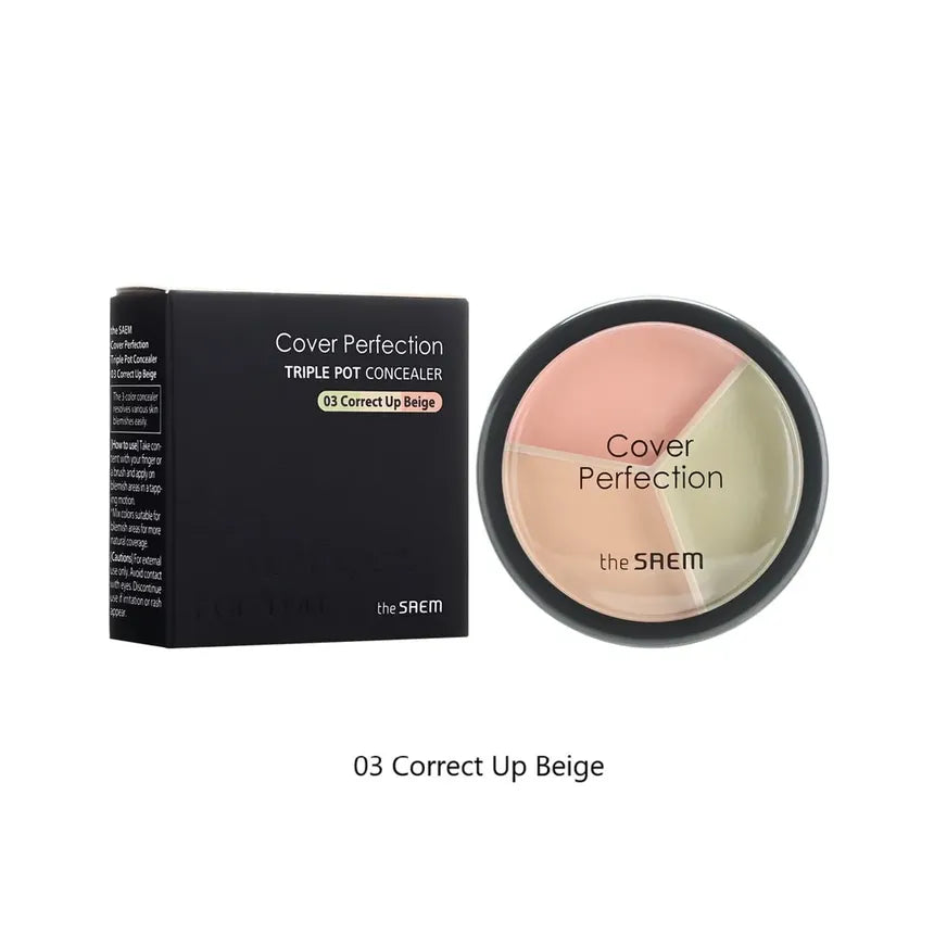 Cover Perfection Triple Pot Concealer. THE SAEM