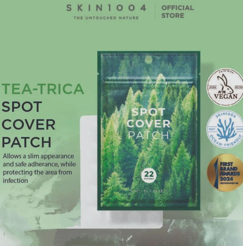 Tea-Trica Spot Cover Patch | Parches para acne con filtro UV SKIN1004 back